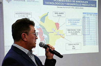 Se confirma que Potosí posee reservas de los minerales tecnológicos