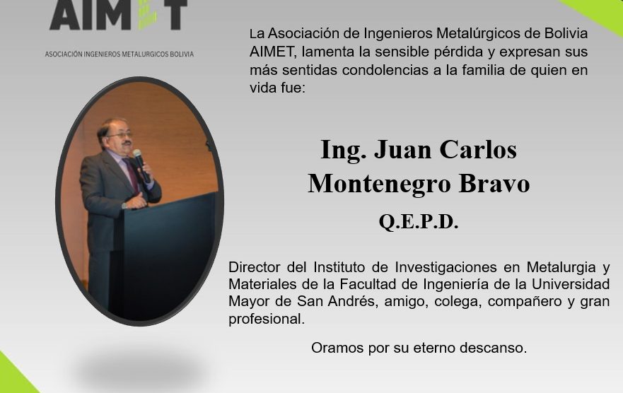 Juan Carlos Montenegro Bravo – Q.E.P.D.